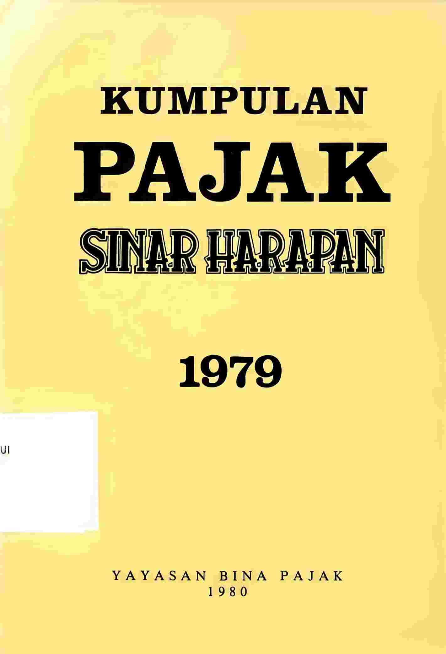Kumpulan Pajak Sinar Harapan 1979
