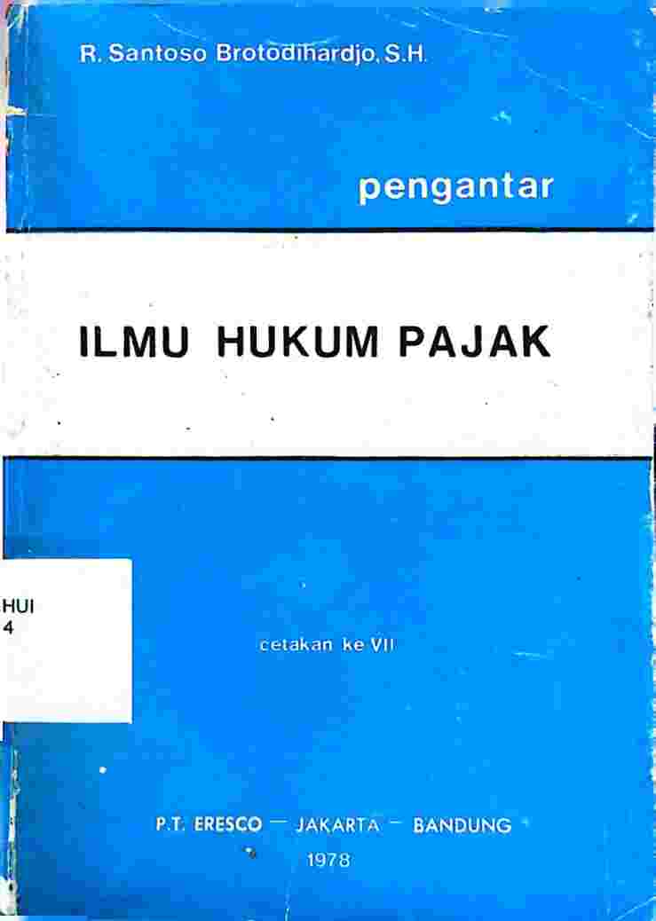 Pengantar Ilmu Hukum Pajak Cetakan ke-VII